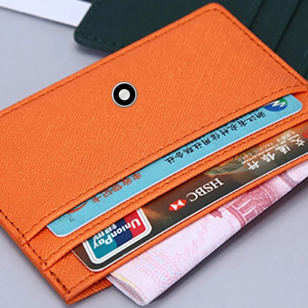 Minimalist Women Men Leather S - Card Top Loader บทวิจารณ์และราคา