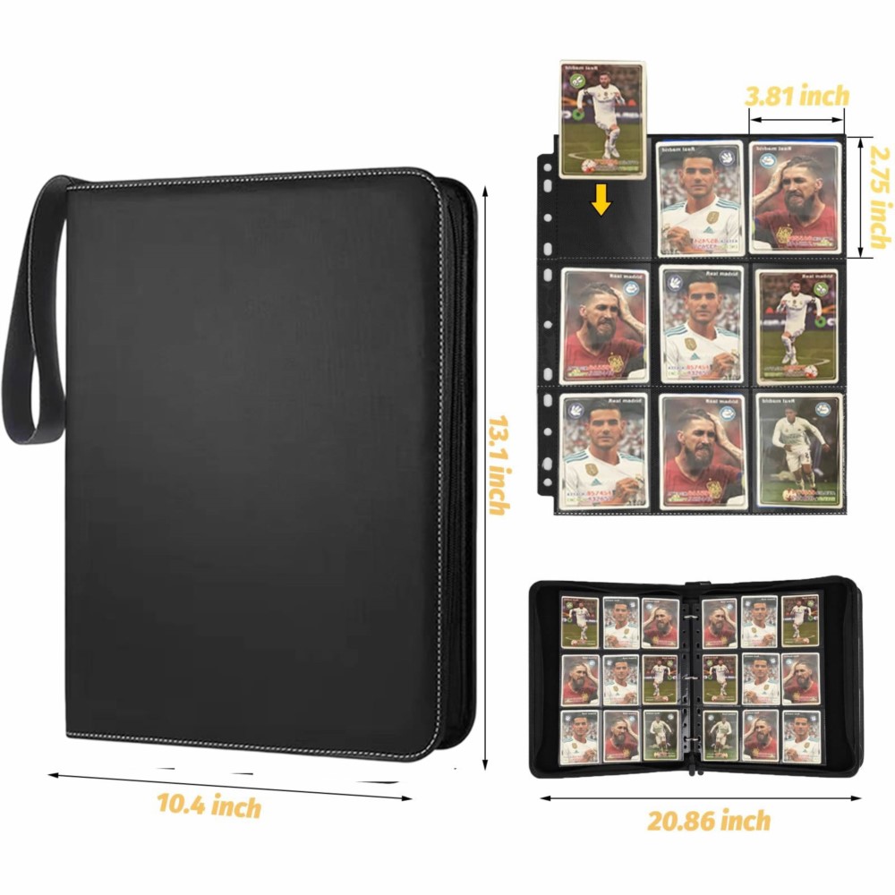 Card Binder 9 Pocket Double Si - Trading Card Binder บทวิจารณ์และราคา