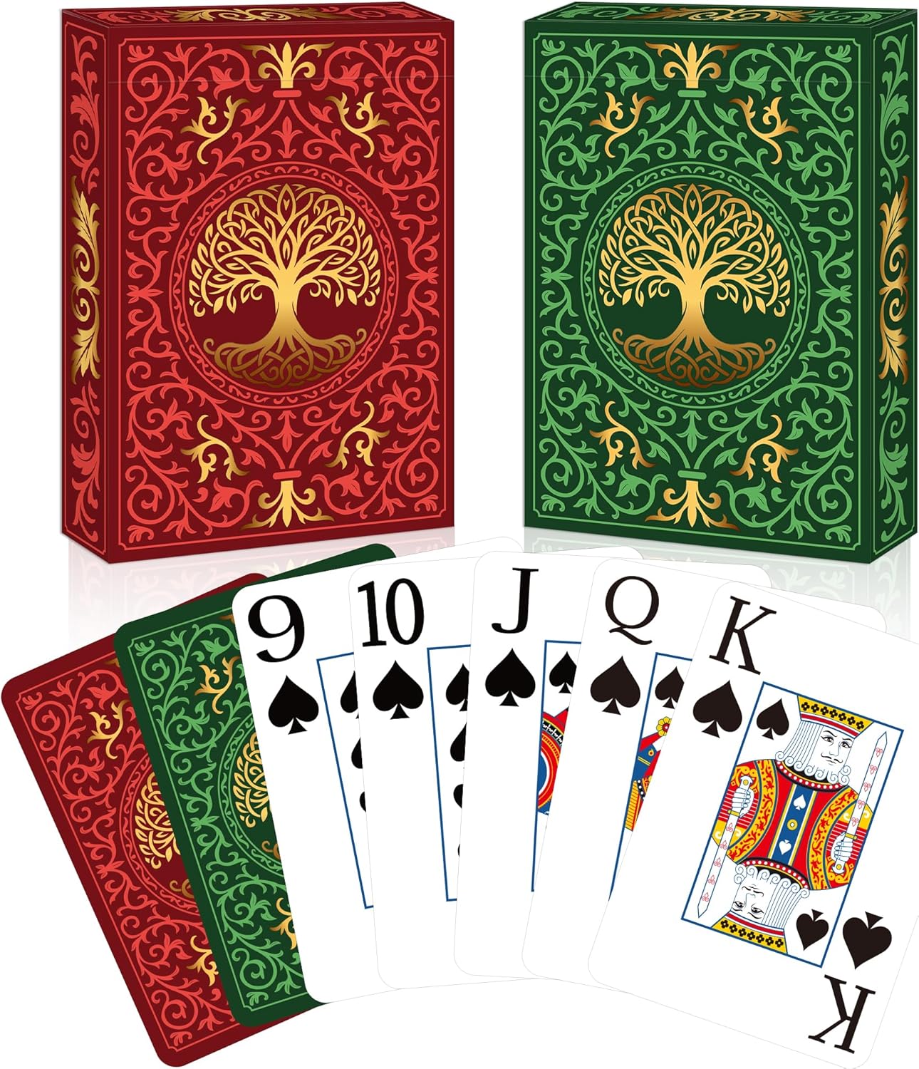 2 Pack Playing Cards | Large P - Graded Card Display บทวิจารณ์และราคา