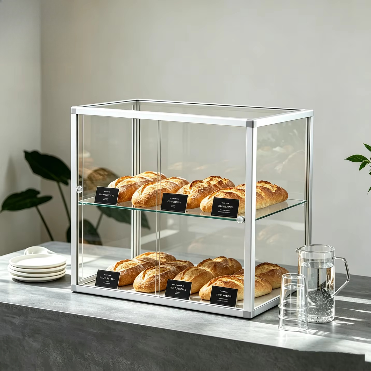 Hygienic Clear Acrylic Food Di - Display Case Acrylic บทวิจารณ์และราคา