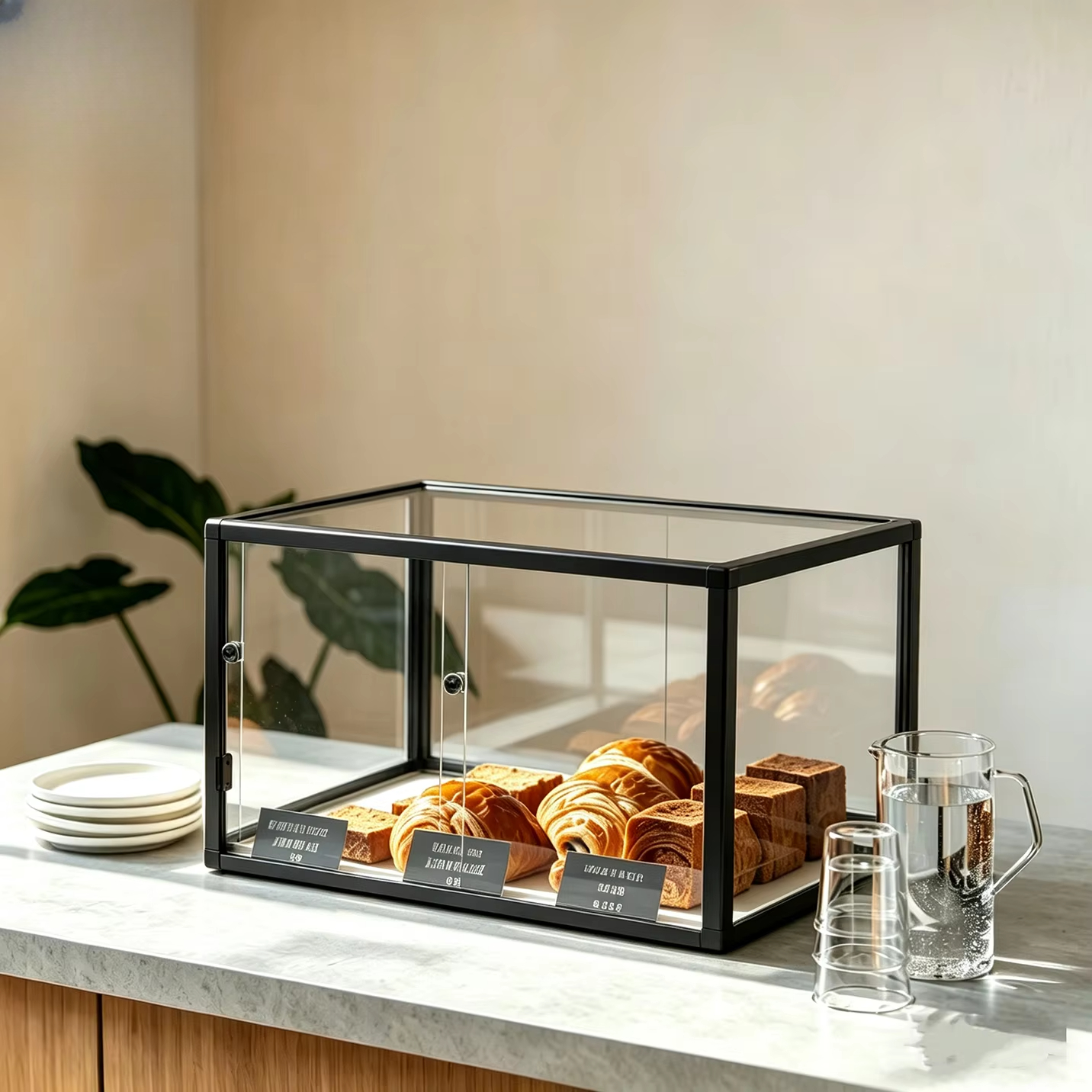 Hygienic Clear Acrylic Food Di - Display Case Acrylic บทวิจารณ์และราคา