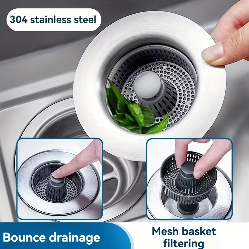 3 in 1 Kitchen Sink Drain Stra - Pop Display Shelf บทวิจารณ์และราคา