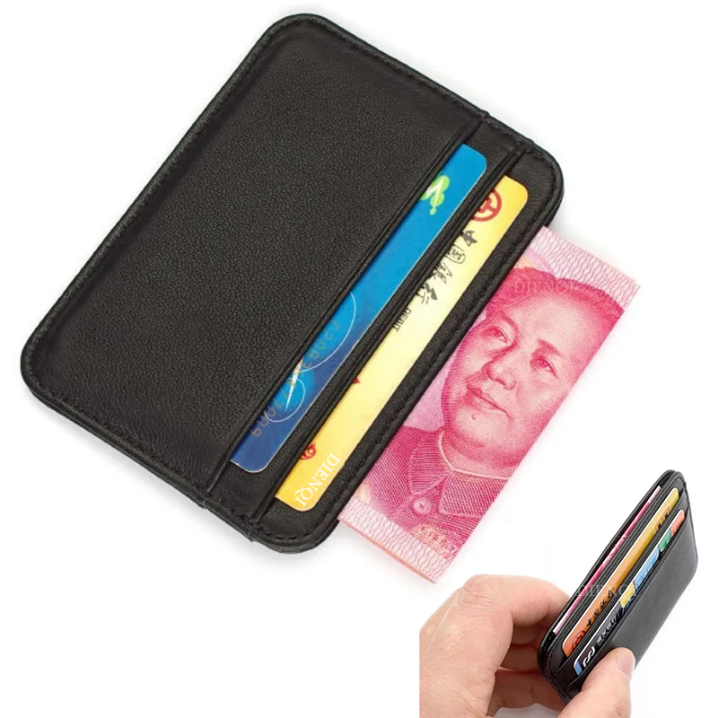Genuine Leather Visit Card Hol - Card Top Loader บทวิจารณ์และราคา