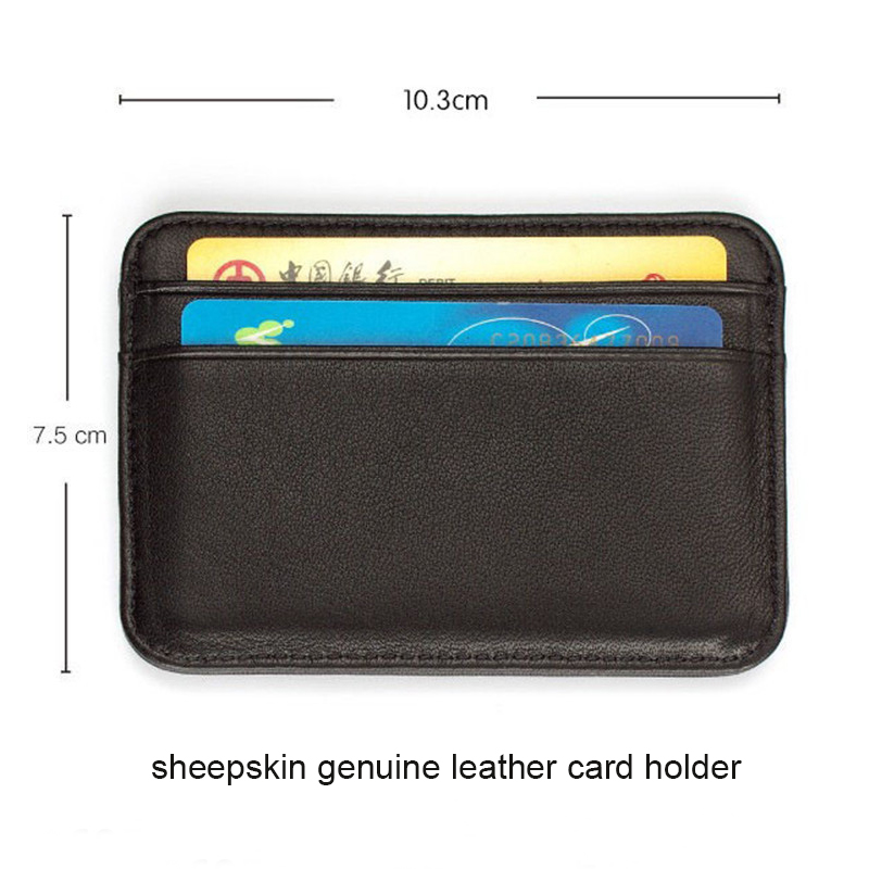 Genuine Leather Visit Card Hol - Card Top Loader บทวิจารณ์และราคา