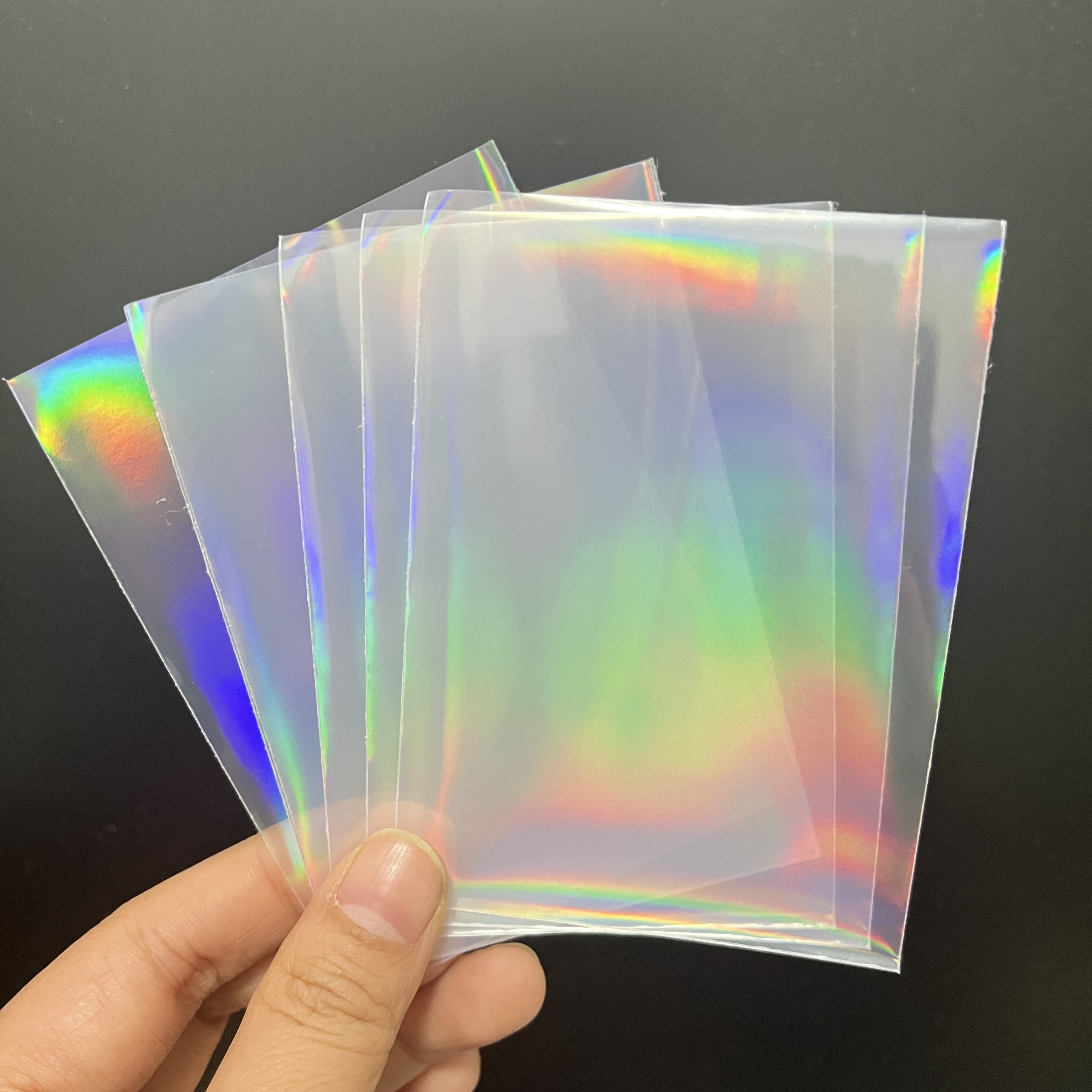 50pcs 65x90mm Holographic Card - Card Penny Sleeve บทวิจารณ์และราคา