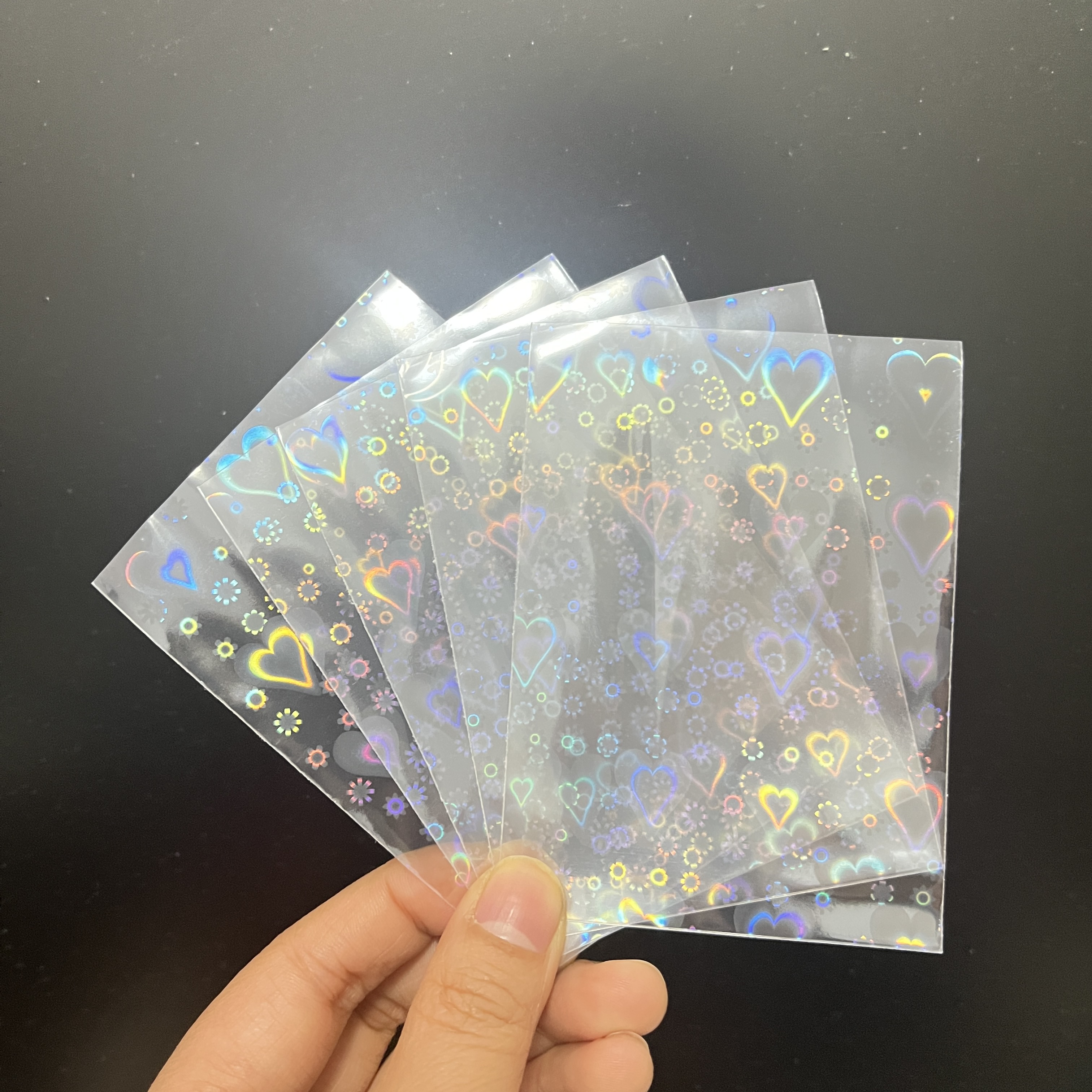 50pcs 65x90mm Holographic Card - Card Penny Sleeve บทวิจารณ์และราคา