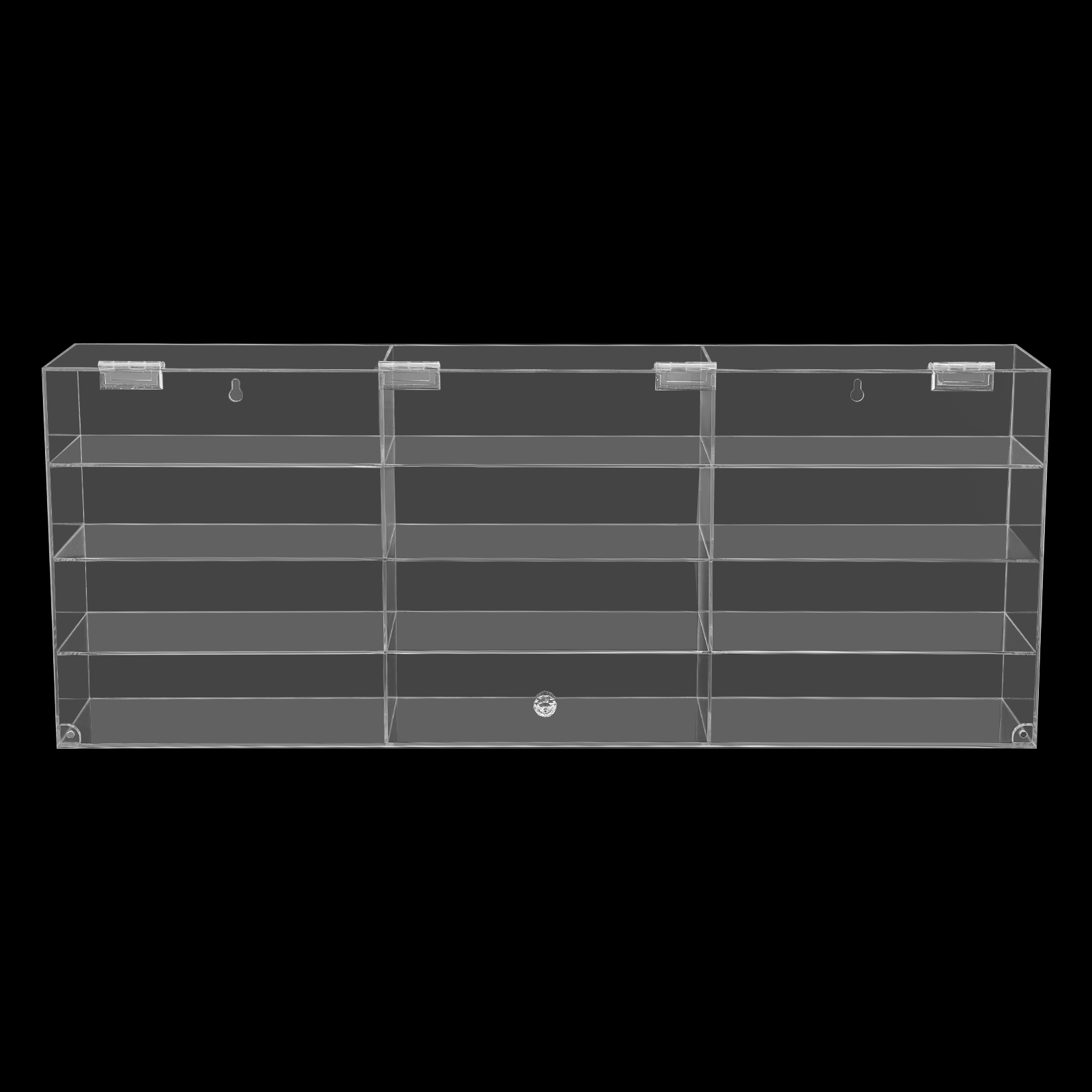 4 Tiers Wall Mounted Toy Displ - Display Case Acrylic บทวิจารณ์และราคา
