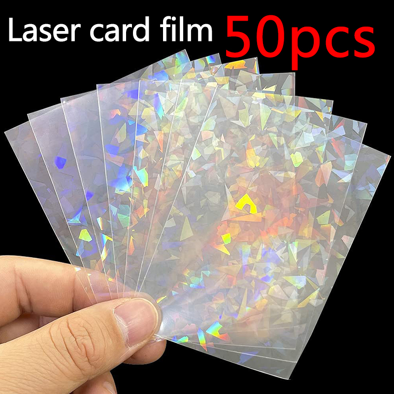 50pcs Soft Trading Laser Card  - Card Penny Sleeve บทวิจารณ์และราคา