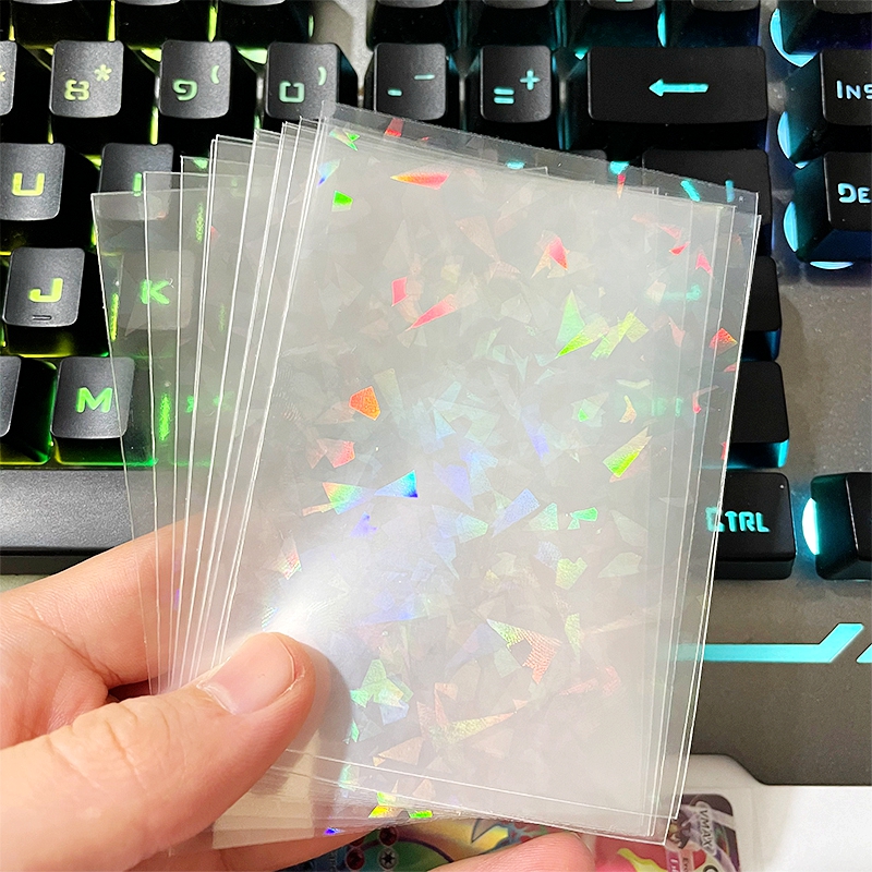 50pcs Soft Trading Laser Card  - Card Penny Sleeve บทวิจารณ์และราคา