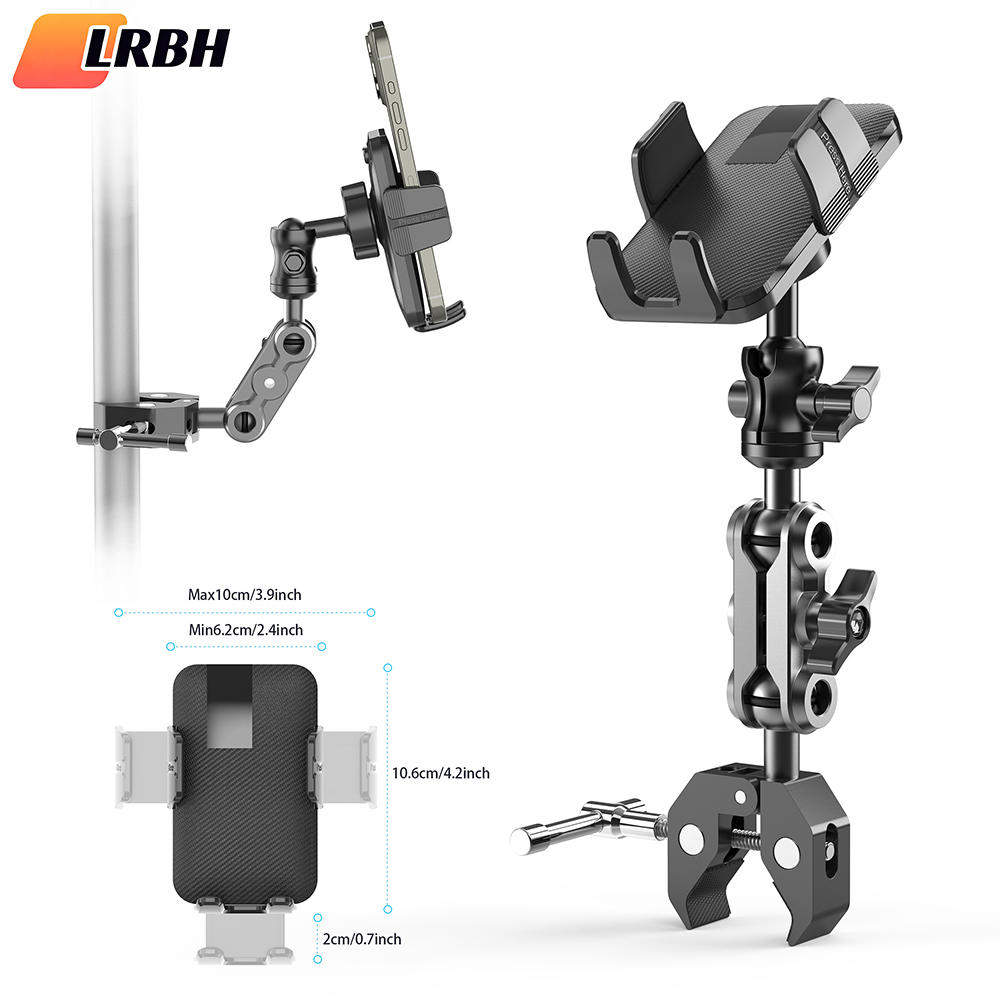 Phone Holder with Super Clamp  - Pop Display Shelf บทวิจารณ์และราคา