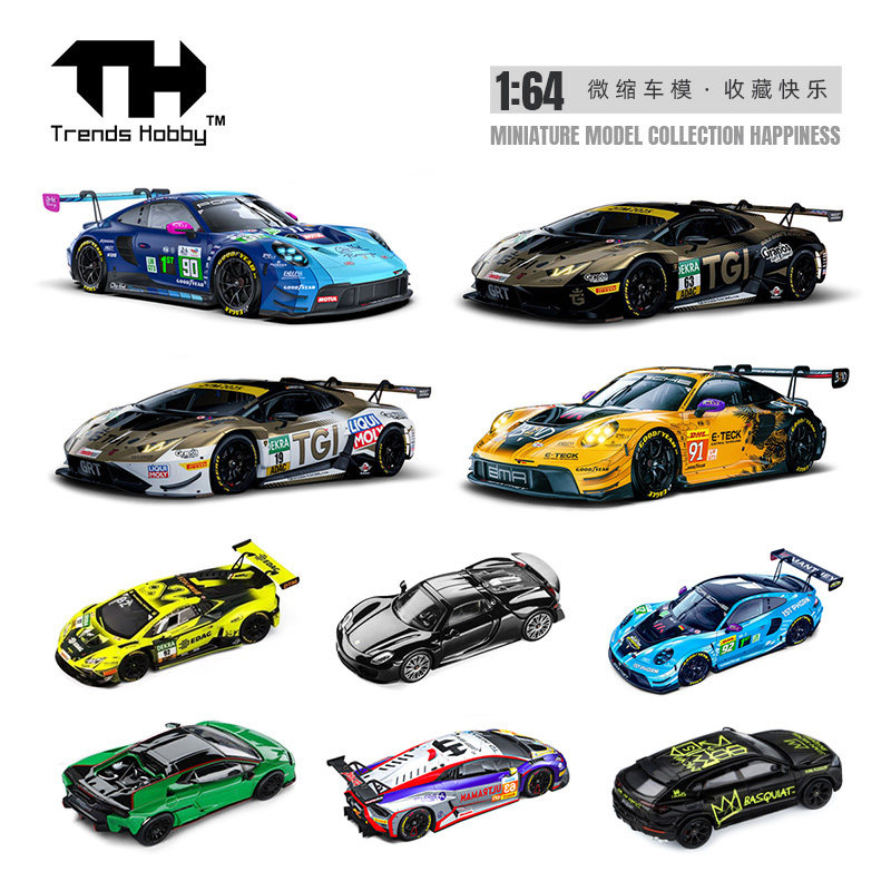 TH 1/64 Porsche 911 GT3 R LeMa - Die Cast Car 1 64 บทวิจารณ์และราคา