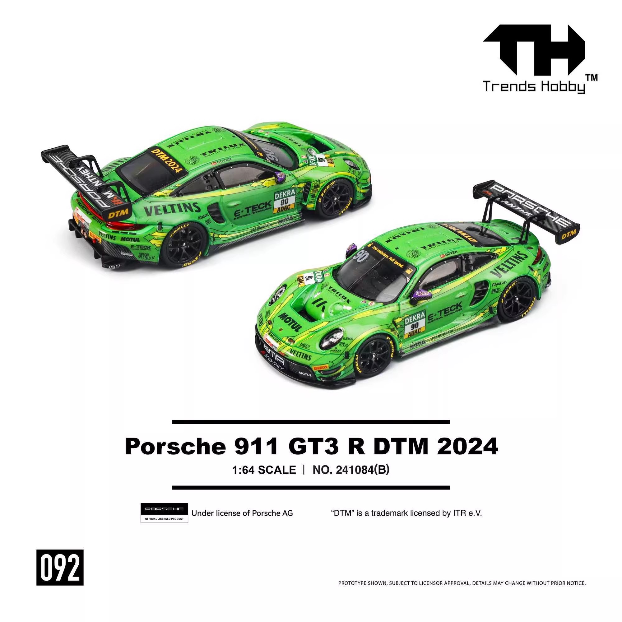 TH 1/64 Porsche 911 GT3 R LeMa - Die Cast Car 1 64 บทวิจารณ์และราคา