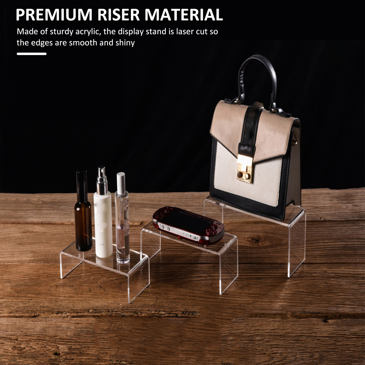 3/6/9Pcs Acrylic Display Stand - Display Risers Set บทวิจารณ์และราคา