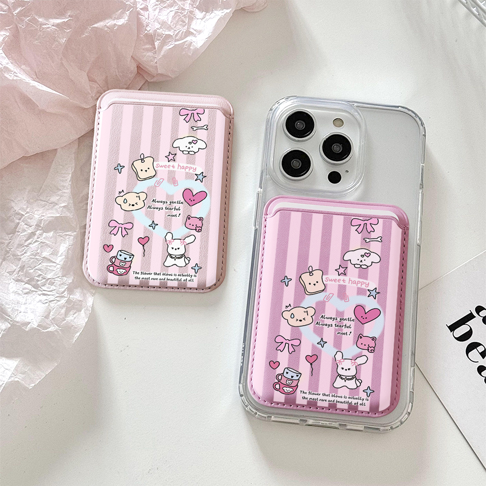 Cute Girly Sketch Style Leathe - Card Top Loader บทวิจารณ์และราคา