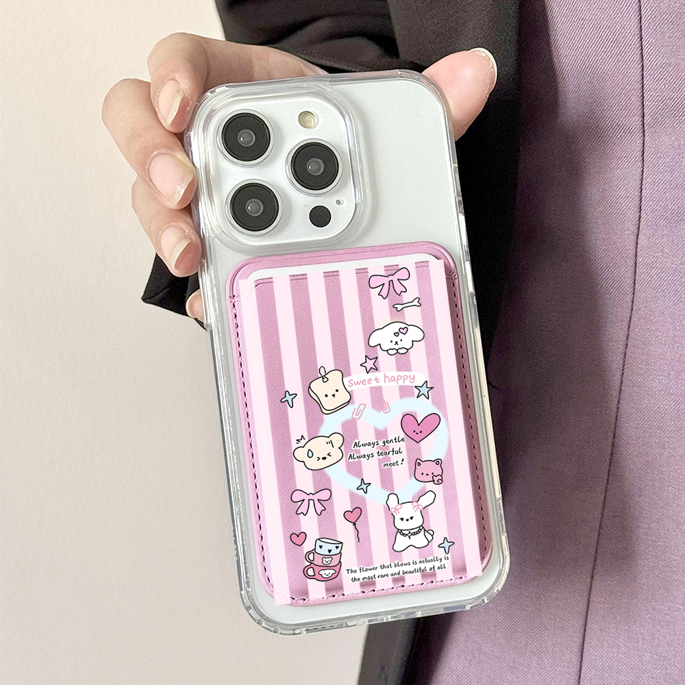 Cute Girly Sketch Style Leathe - Card Top Loader บทวิจารณ์และราคา