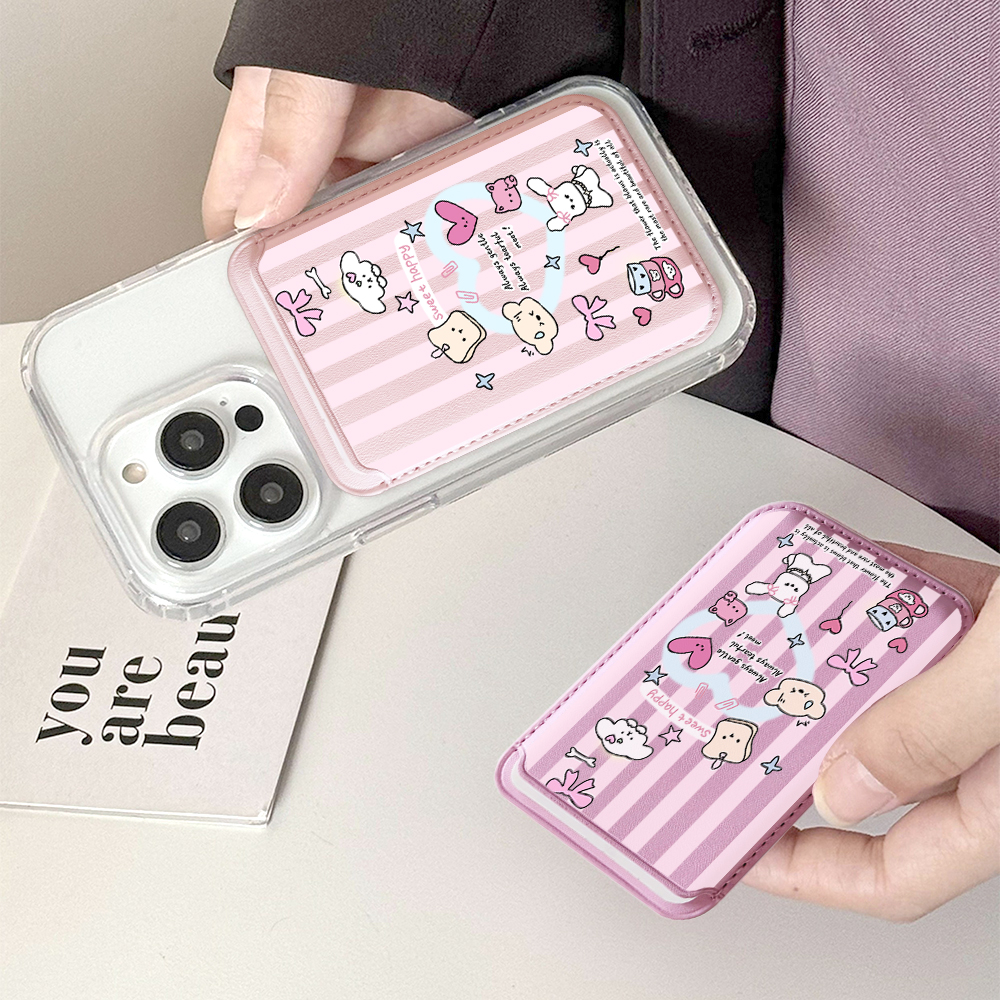 Cute Girly Sketch Style Leathe - Card Top Loader บทวิจารณ์และราคา