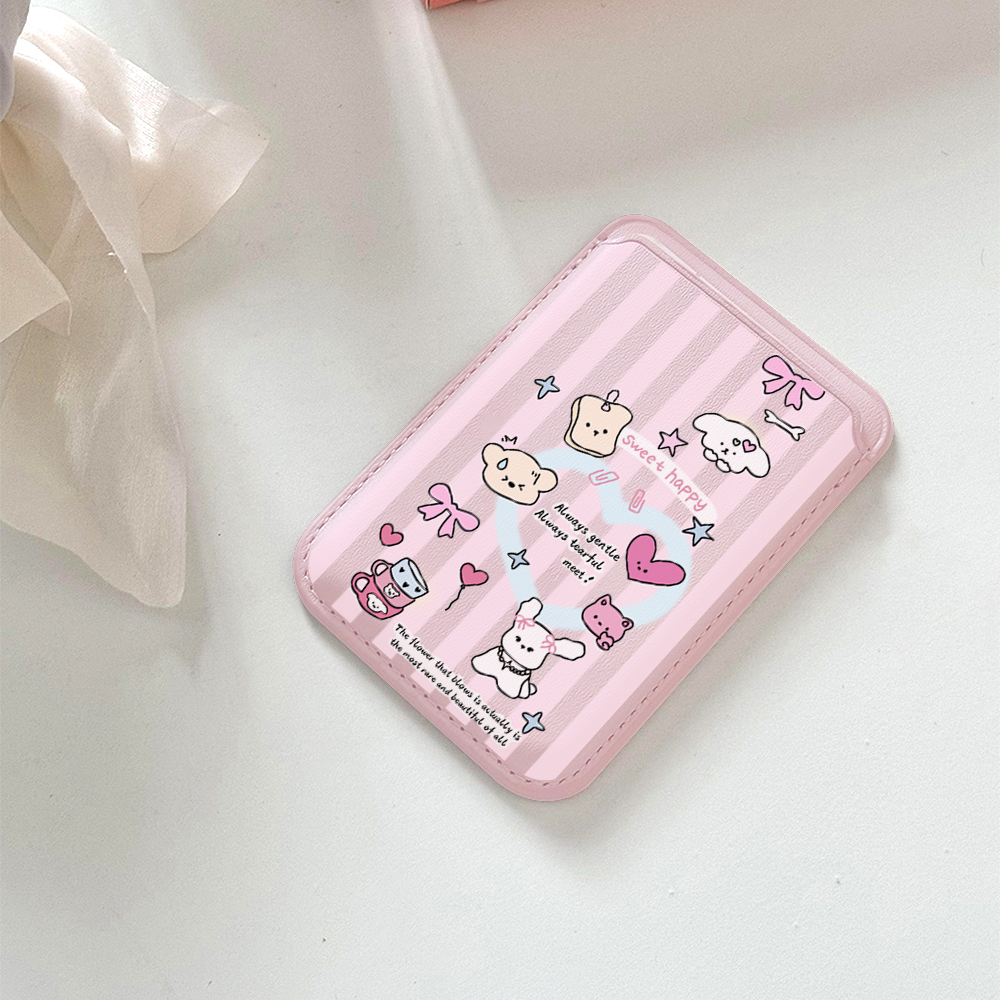 Cute Girly Sketch Style Leathe - Card Top Loader บทวิจารณ์และราคา