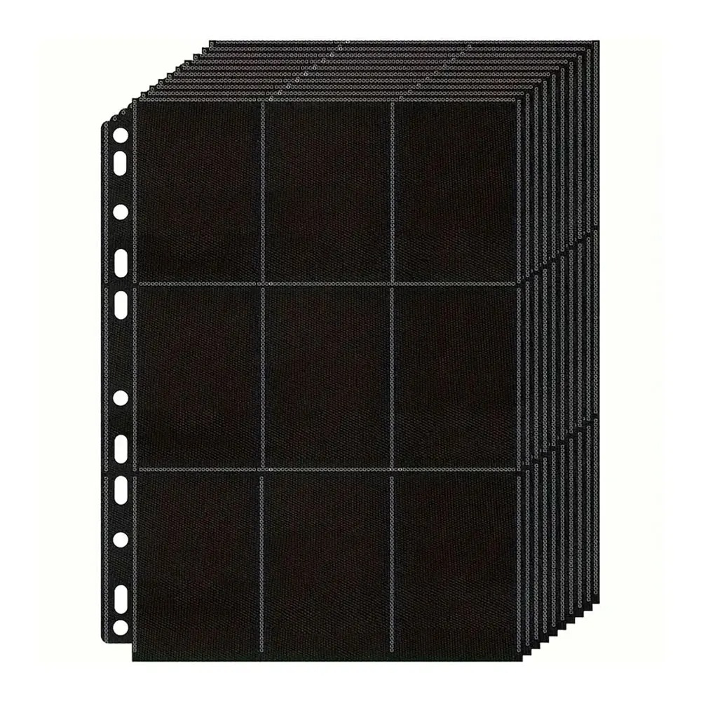 10Pack Black 9-Pocket A4 Tradi - Trading Card Binder บทวิจารณ์และราคา