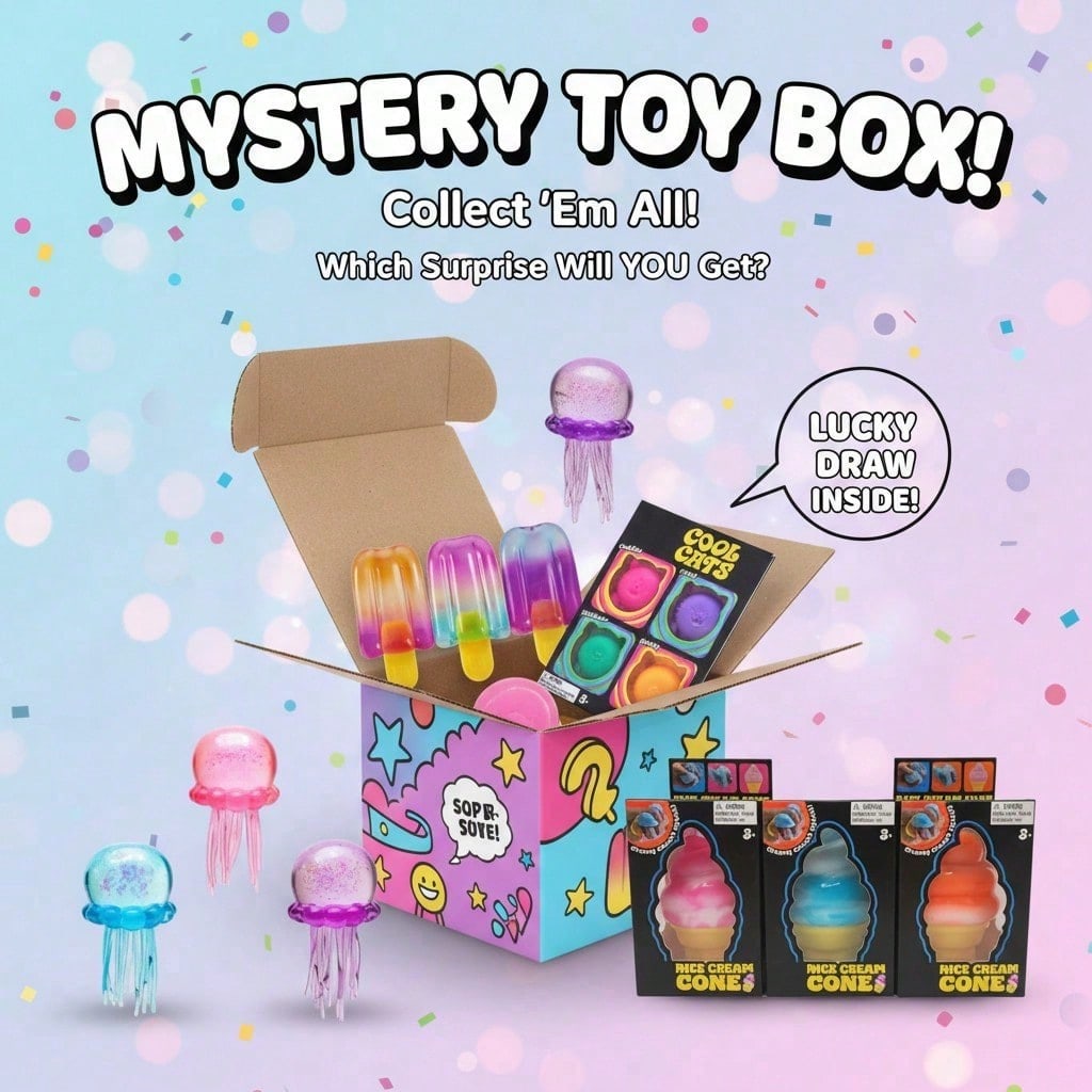 100+ Pieces Assorted Squishy F - Mystery Box Blind Bag บทวิจารณ์และราคา