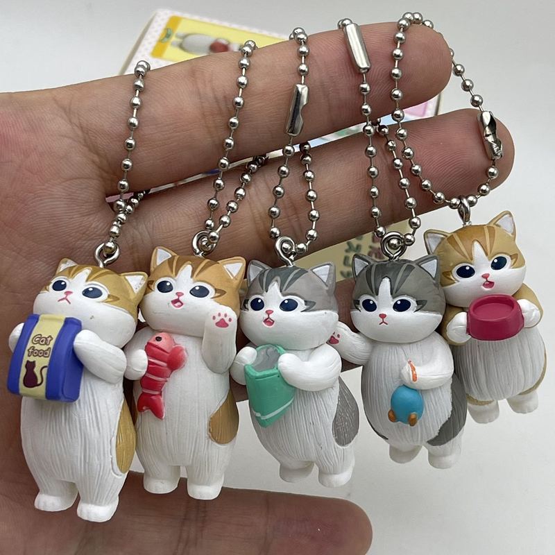 Mofusand Kawaii Cat Keychain B - Action Figure Stand บทวิจารณ์และราคา