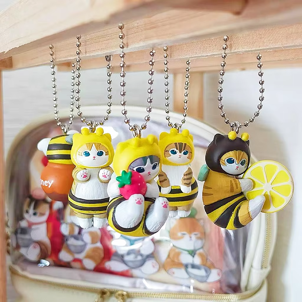 Mofusand Kawaii Cat Keychain B - Action Figure Stand บทวิจารณ์และราคา