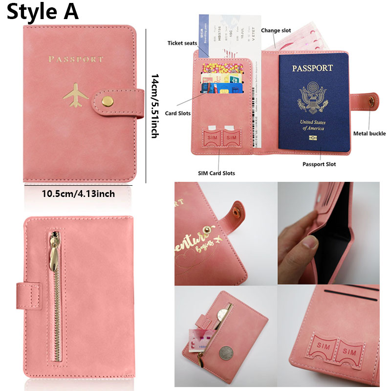 Leather Passport Holder Covers - Card Top Loader บทวิจารณ์และราคา
