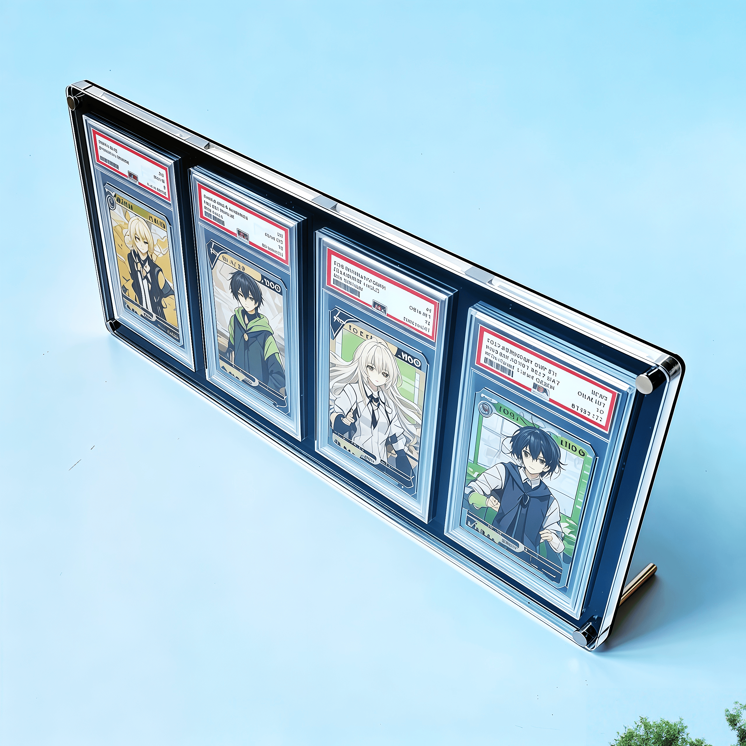 8-Slot Clear Acrylic Graded Ca - Graded Card Display บทวิจารณ์และราคา