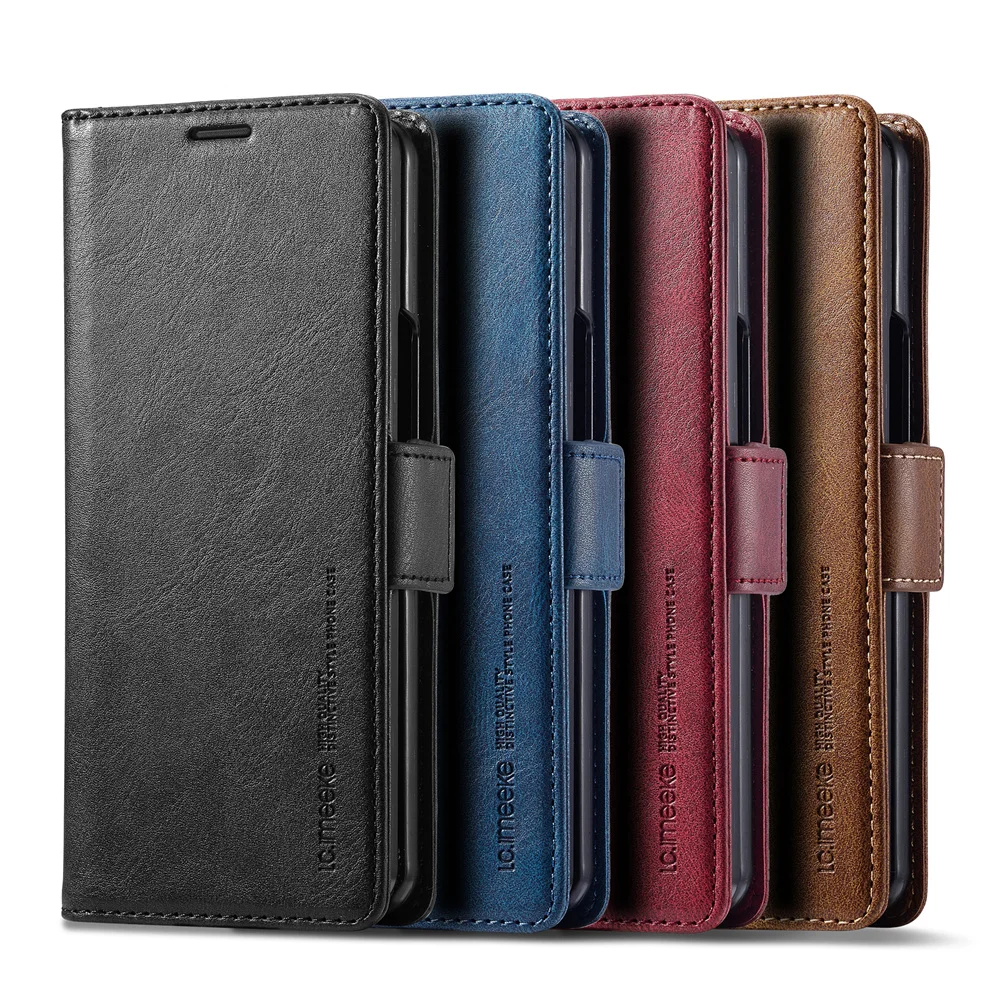 Leather Wallet Phone Case For  - Card Top Loader บทวิจารณ์และราคา