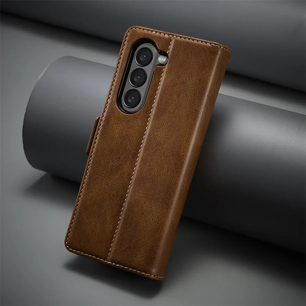 Leather Wallet Phone Case For  - Card Top Loader บทวิจารณ์และราคา