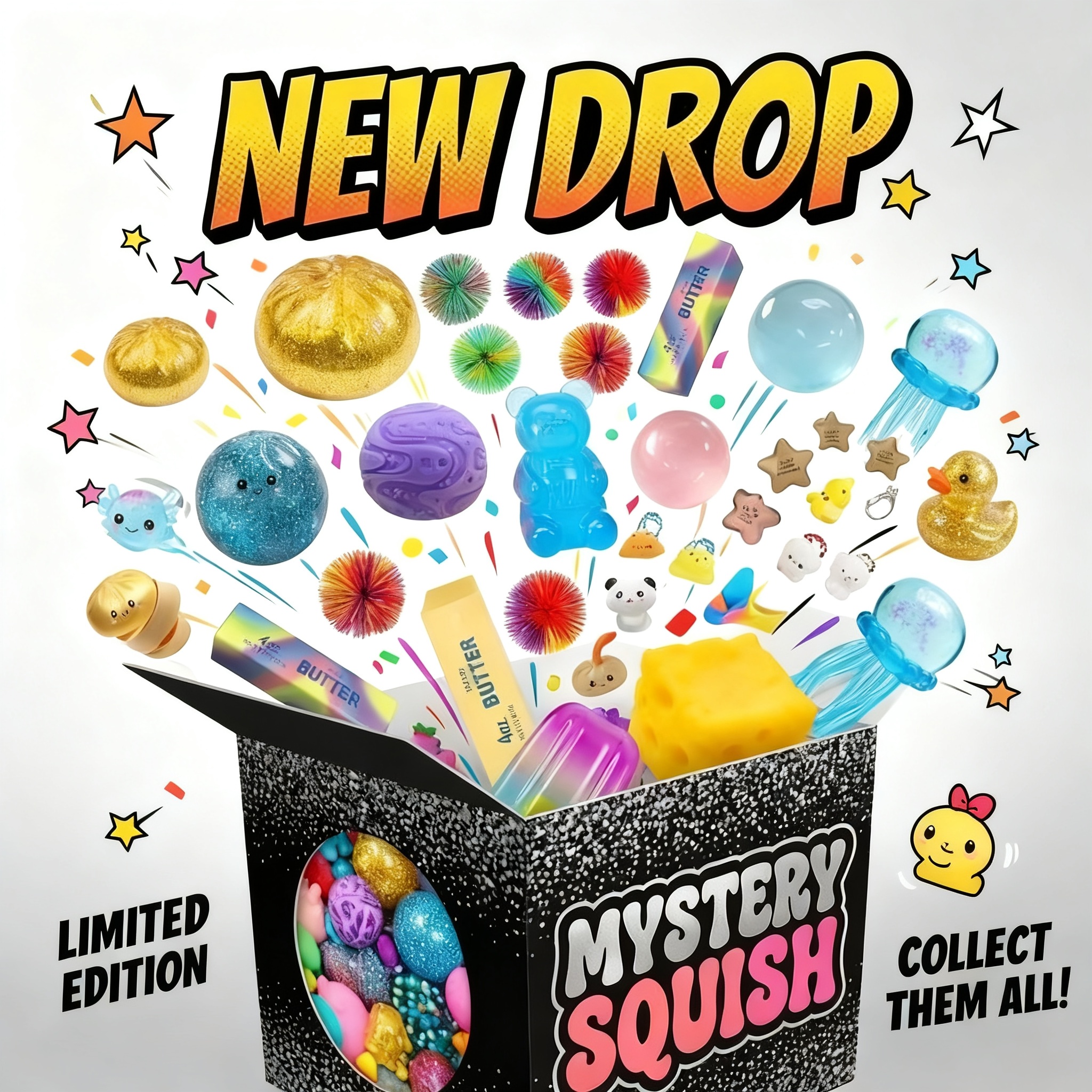 Squish Time Nee Doh Mystery Bl - Mystery Box Blind Bag บทวิจารณ์และราคา