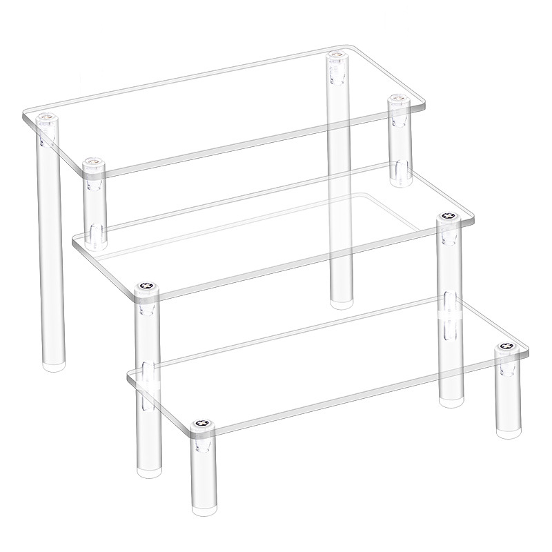 1-4 Tier Acrylic Display Stand - Pop Display Shelf บทวิจารณ์และราคา