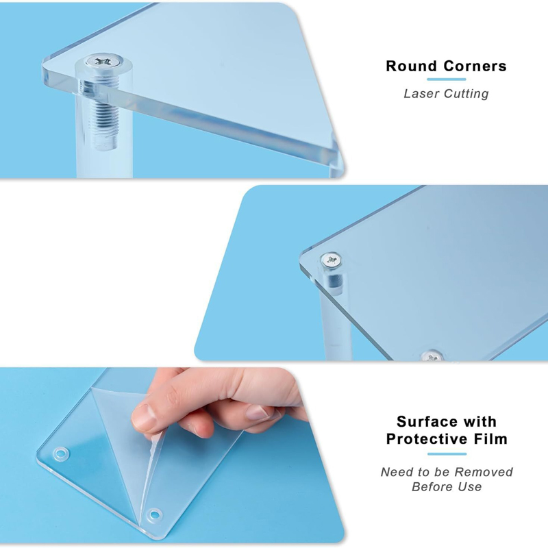 1-4 Tier Acrylic Display Stand - Pop Display Shelf บทวิจารณ์และราคา