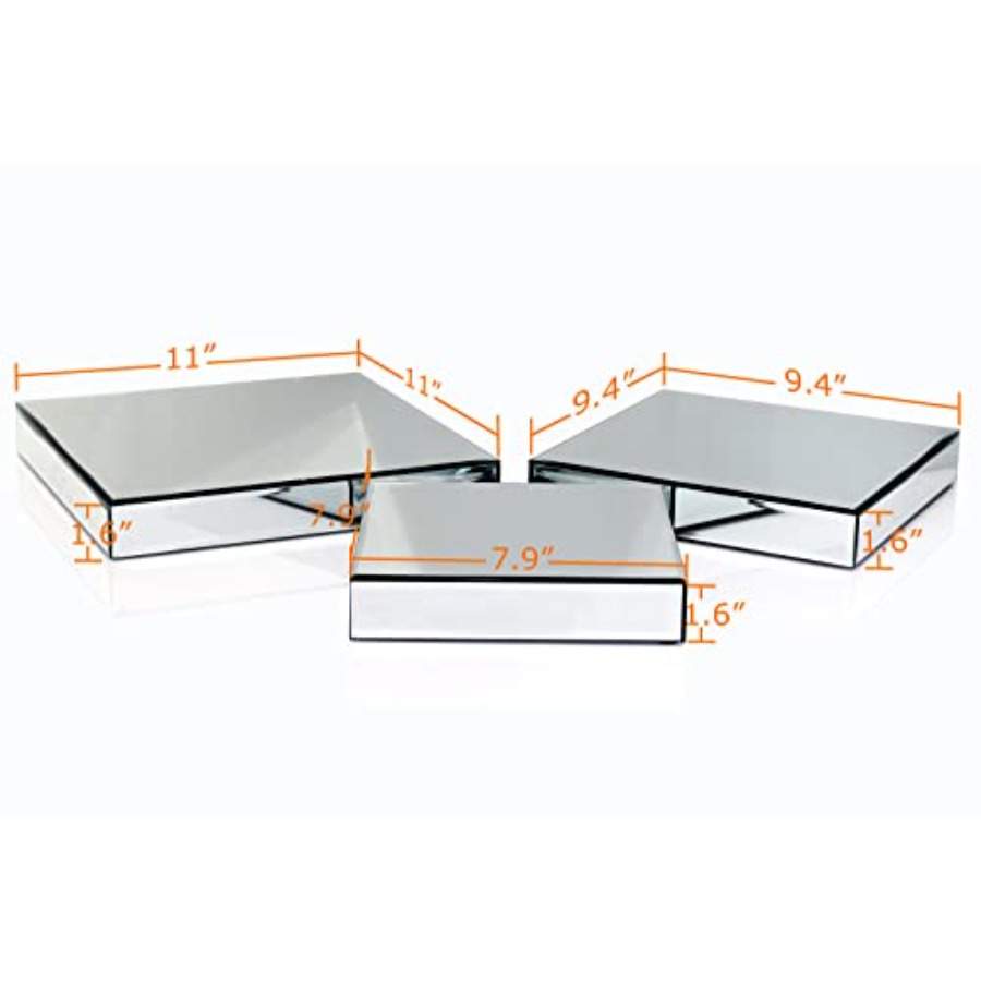 Mirror Display Riser Stands 3  - Display Risers Set บทวิจารณ์และราคา
