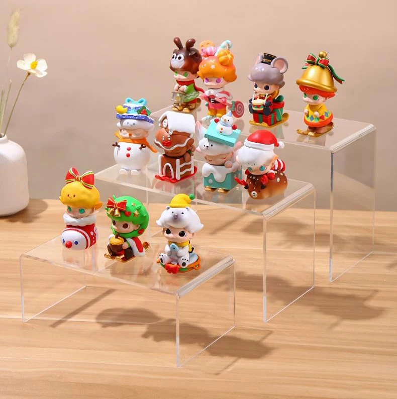 5 Size Acrylic Display Risers  - Pop Display Shelf บทวิจารณ์และราคา