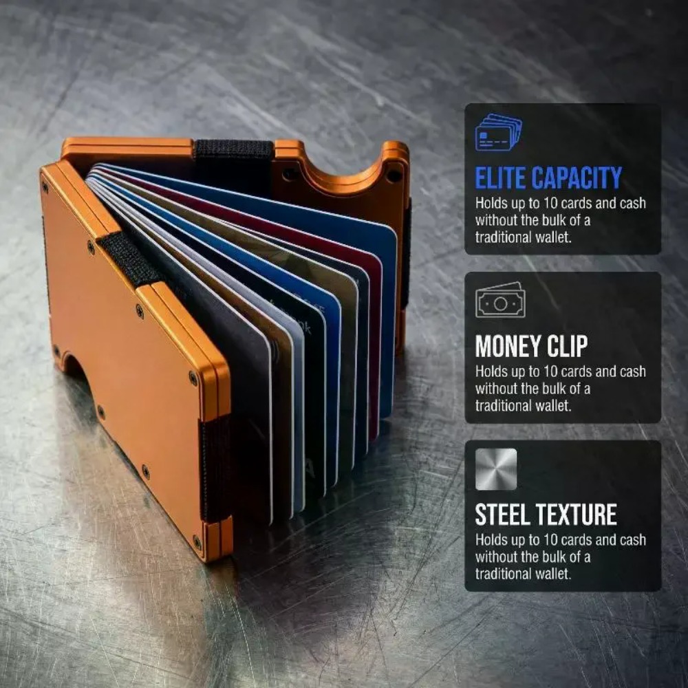 Aluminum Alloy Rfid Blocking C - Card Top Loader บทวิจารณ์และราคา