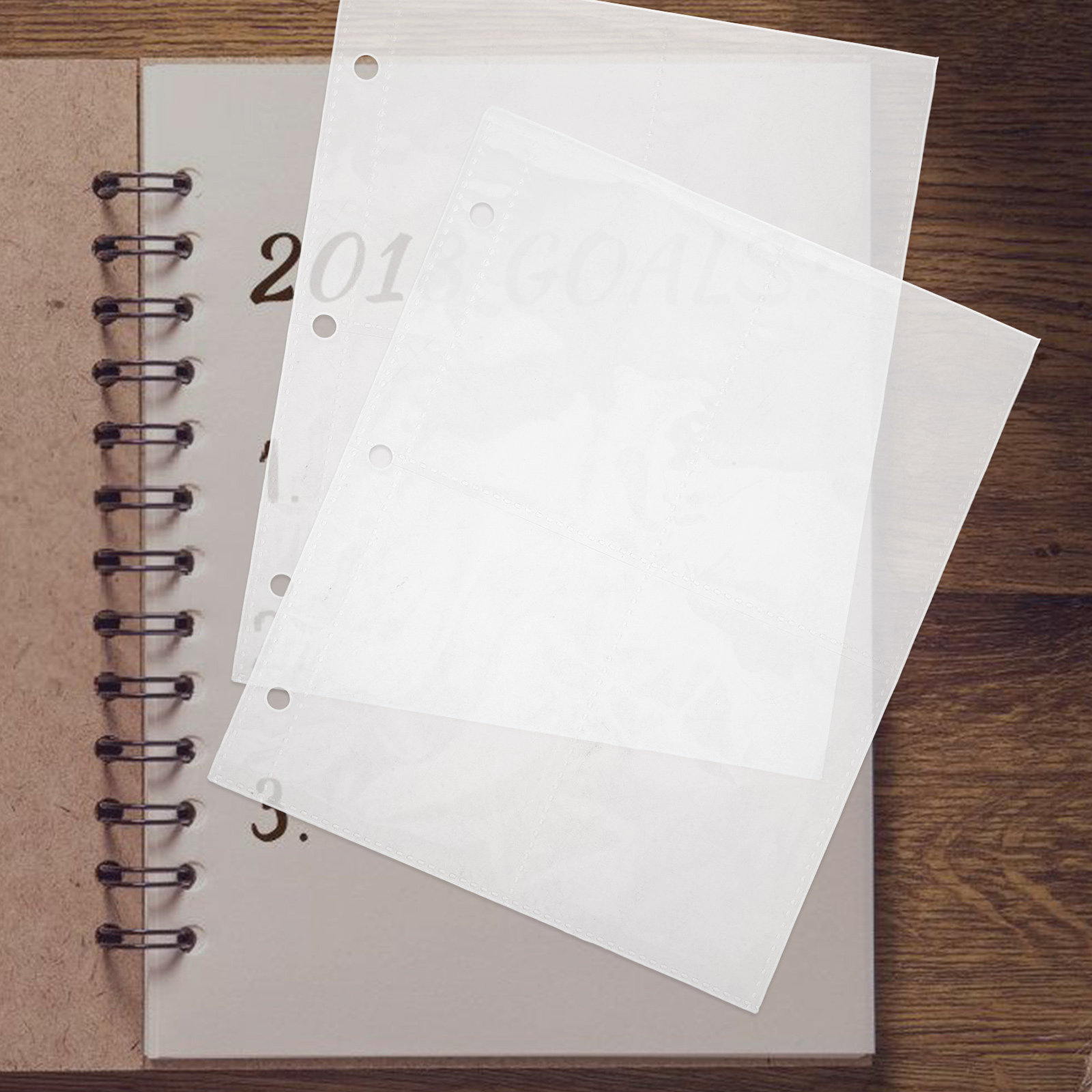 10Pcs Card Binder Refill Pages - Trading Card Binder บทวิจารณ์และราคา