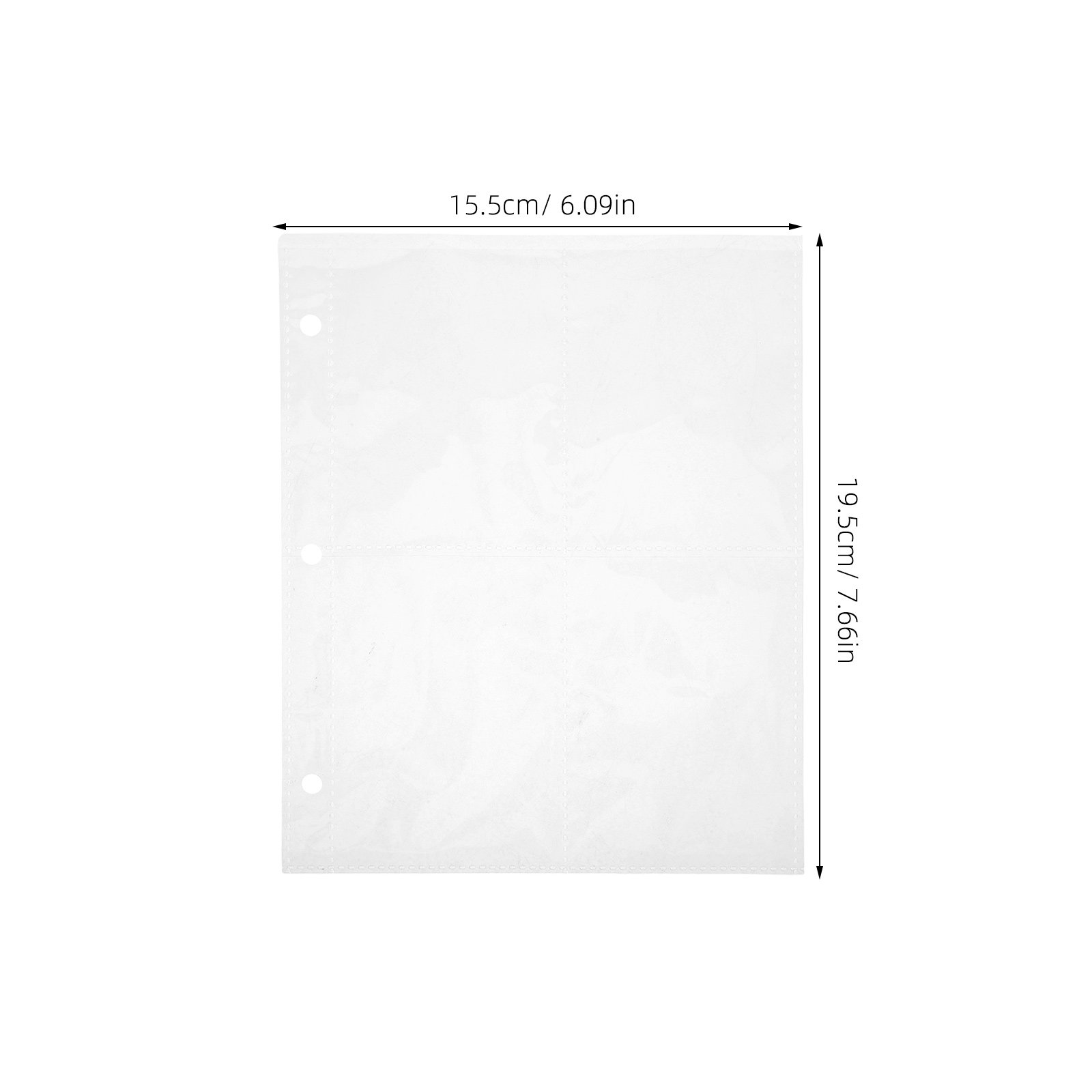 10Pcs Card Binder Refill Pages - Trading Card Binder บทวิจารณ์และราคา