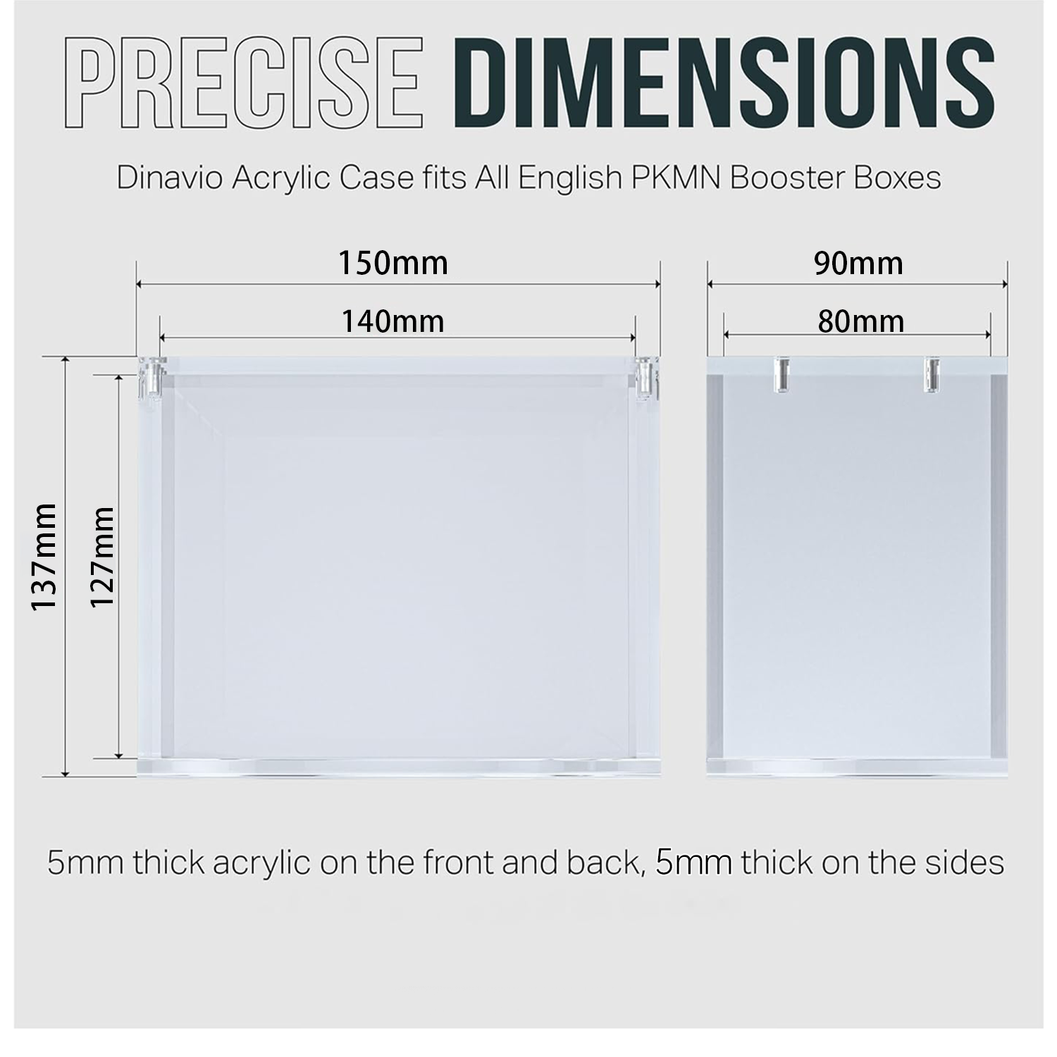 99% UV protection Magnetic Mod - Display Case Acrylic บทวิจารณ์และราคา