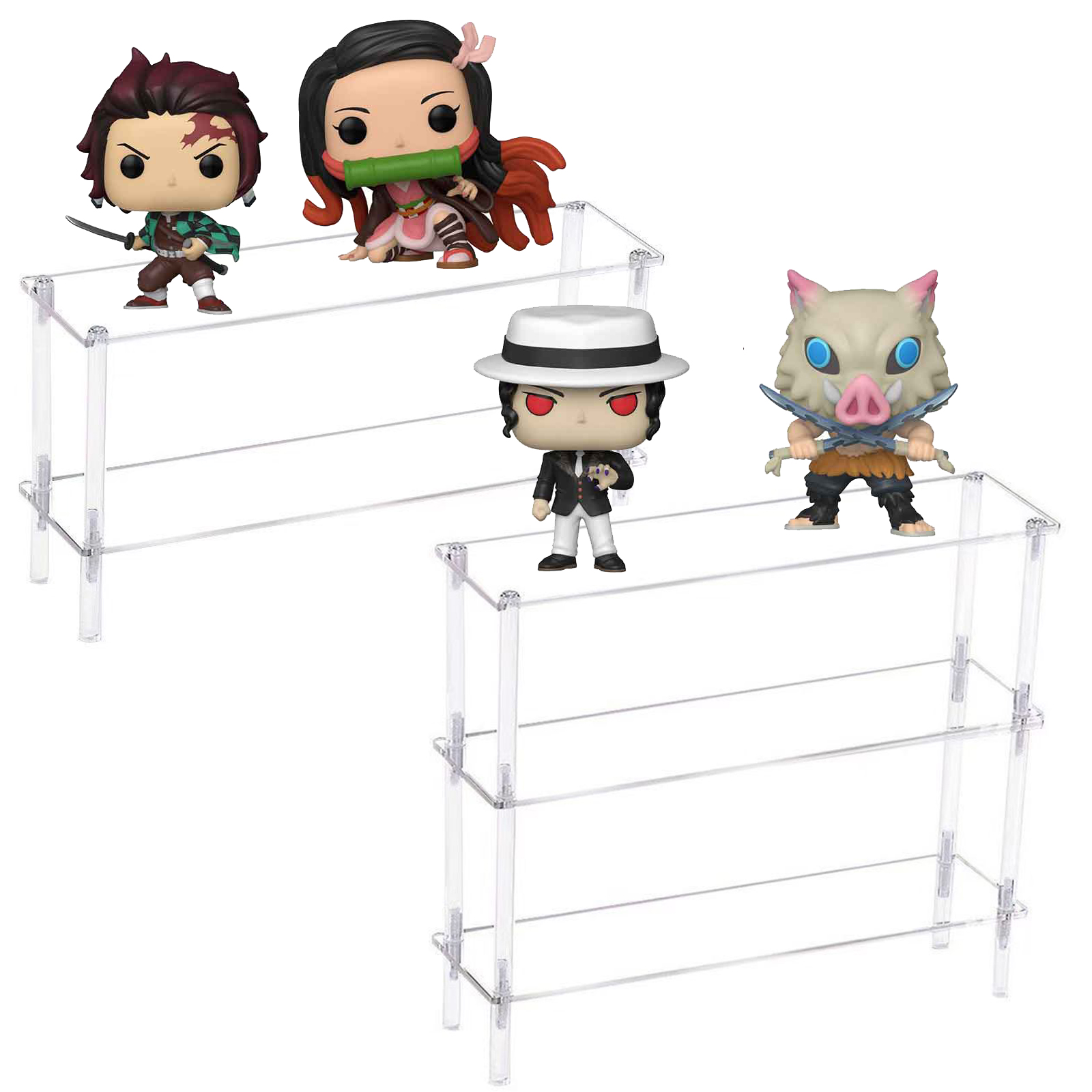 Vertical Acrylic Display Riser - Pop Display Shelf บทวิจารณ์และราคา