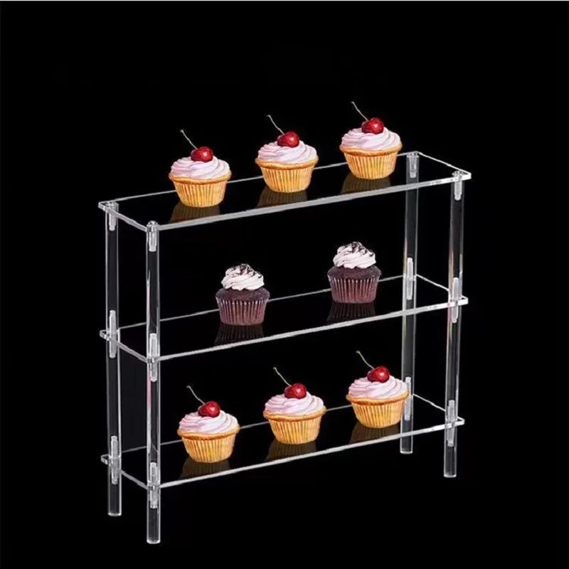 Vertical Acrylic Display Riser - Pop Display Shelf บทวิจารณ์และราคา