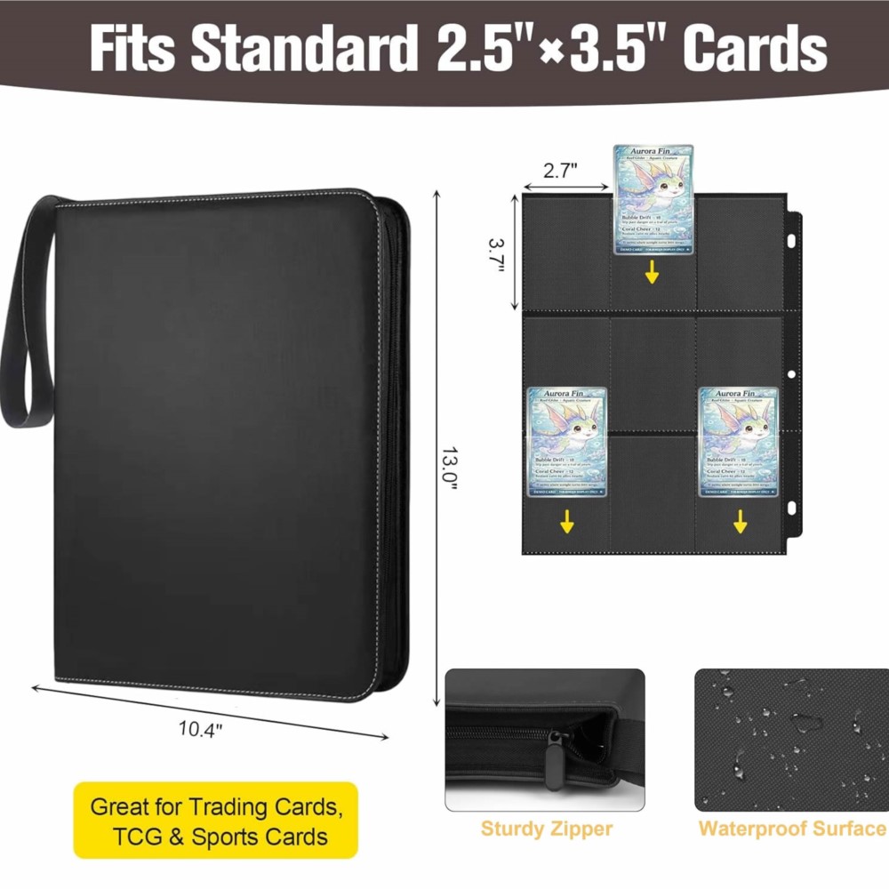 900 Pockets Card Binder Album  - Trading Card Binder บทวิจารณ์และราคา