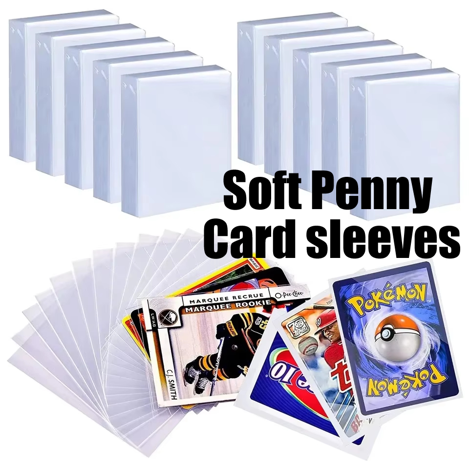 100-600pcs Card Sleeves Hard S - Pokemon Binder Card บทวิจารณ์และราคา