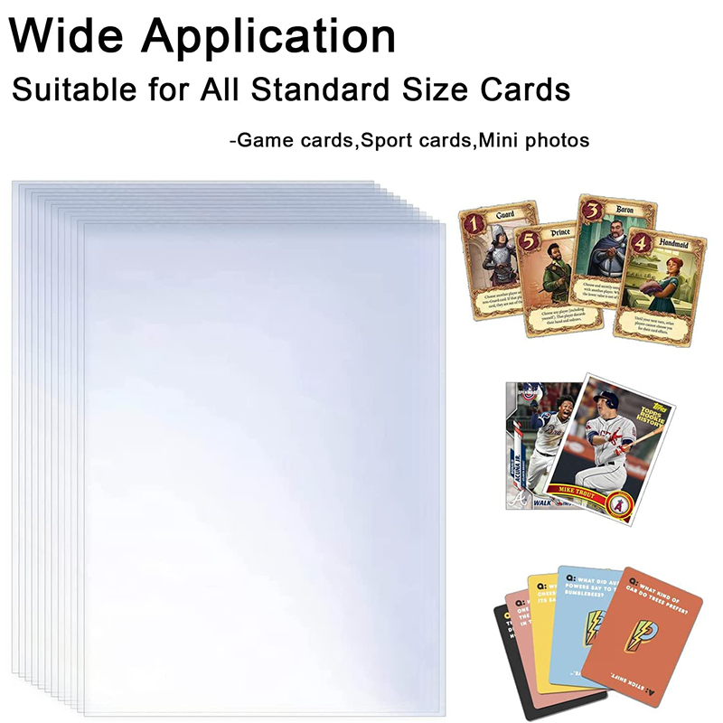 100-600pcs Card Sleeves Hard S - Pokemon Binder Card บทวิจารณ์และราคา