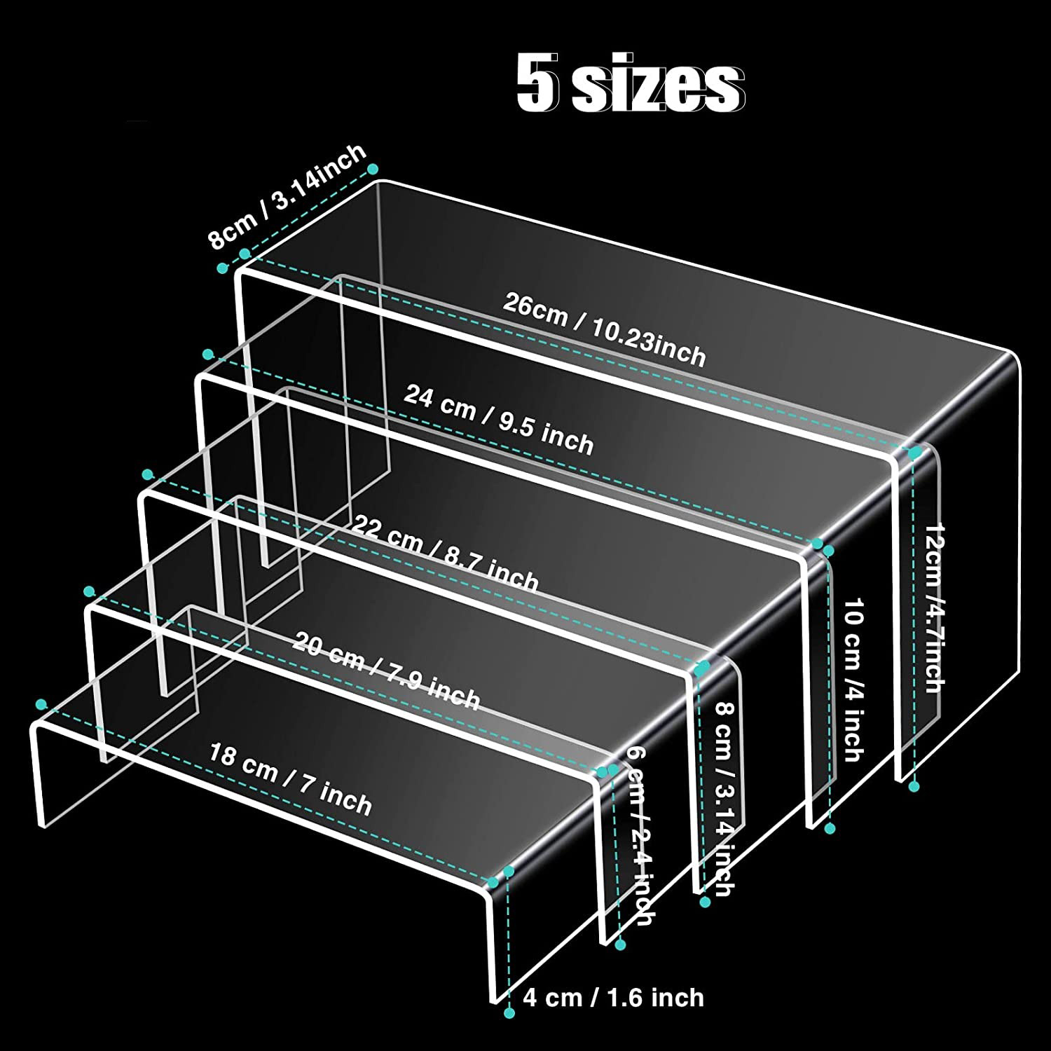 Clear Rectangular Acrylic Disp - Pop Display Shelf บทวิจารณ์และราคา