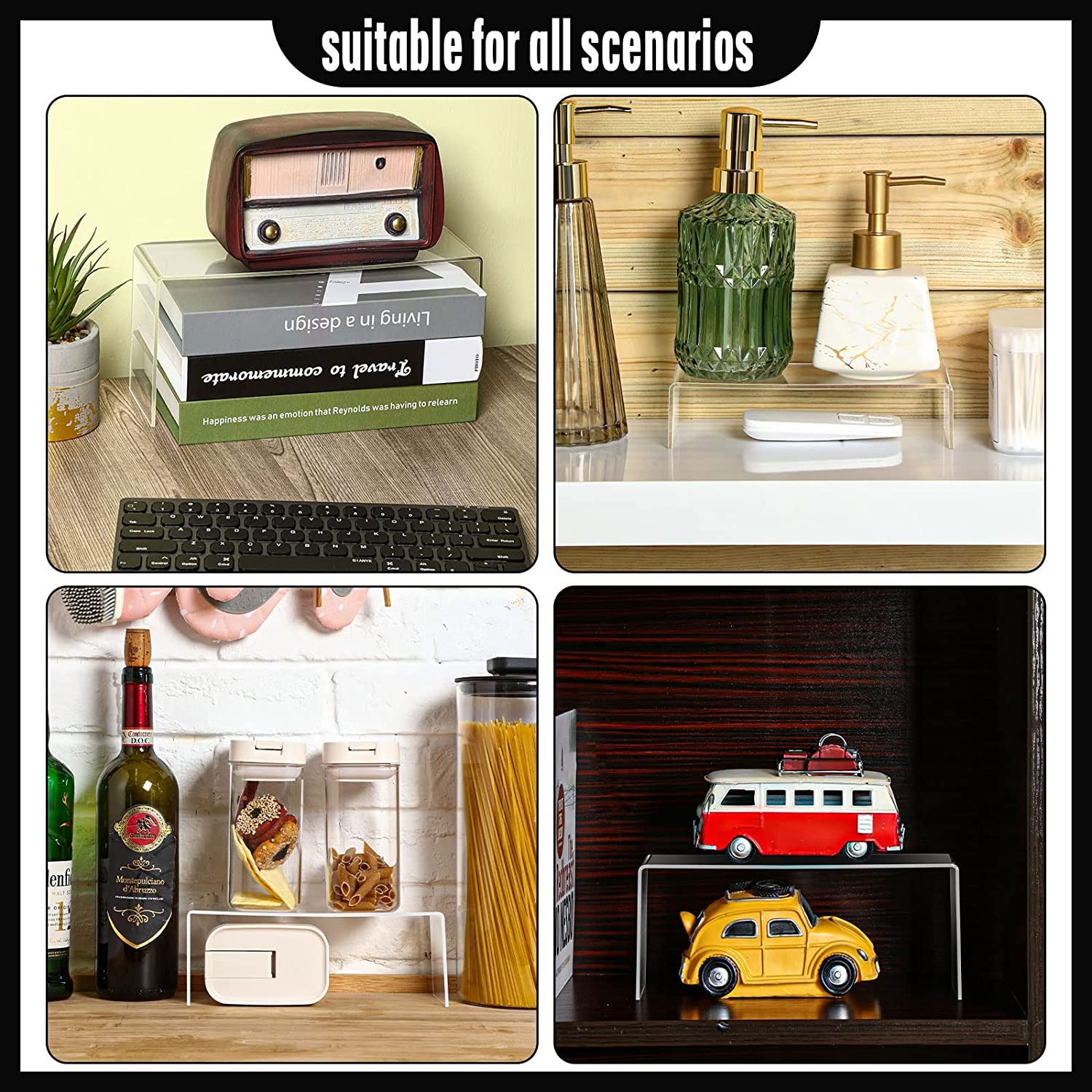 Clear Rectangular Acrylic Disp - Pop Display Shelf บทวิจารณ์และราคา