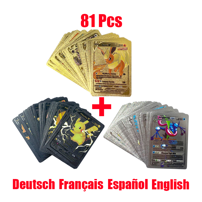 81-15Pcs Pokemon Cards Gold Si - Pokemon Binder Card บทวิจารณ์และราคา