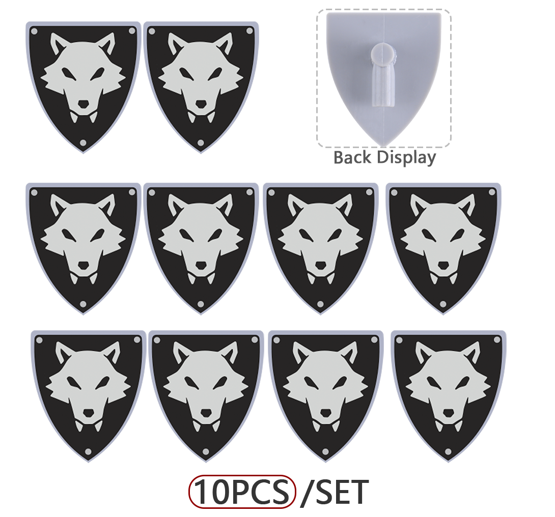 MOC Medieval Knights Black Wol - Lego Minifigure Holder บทวิจารณ์และราคา