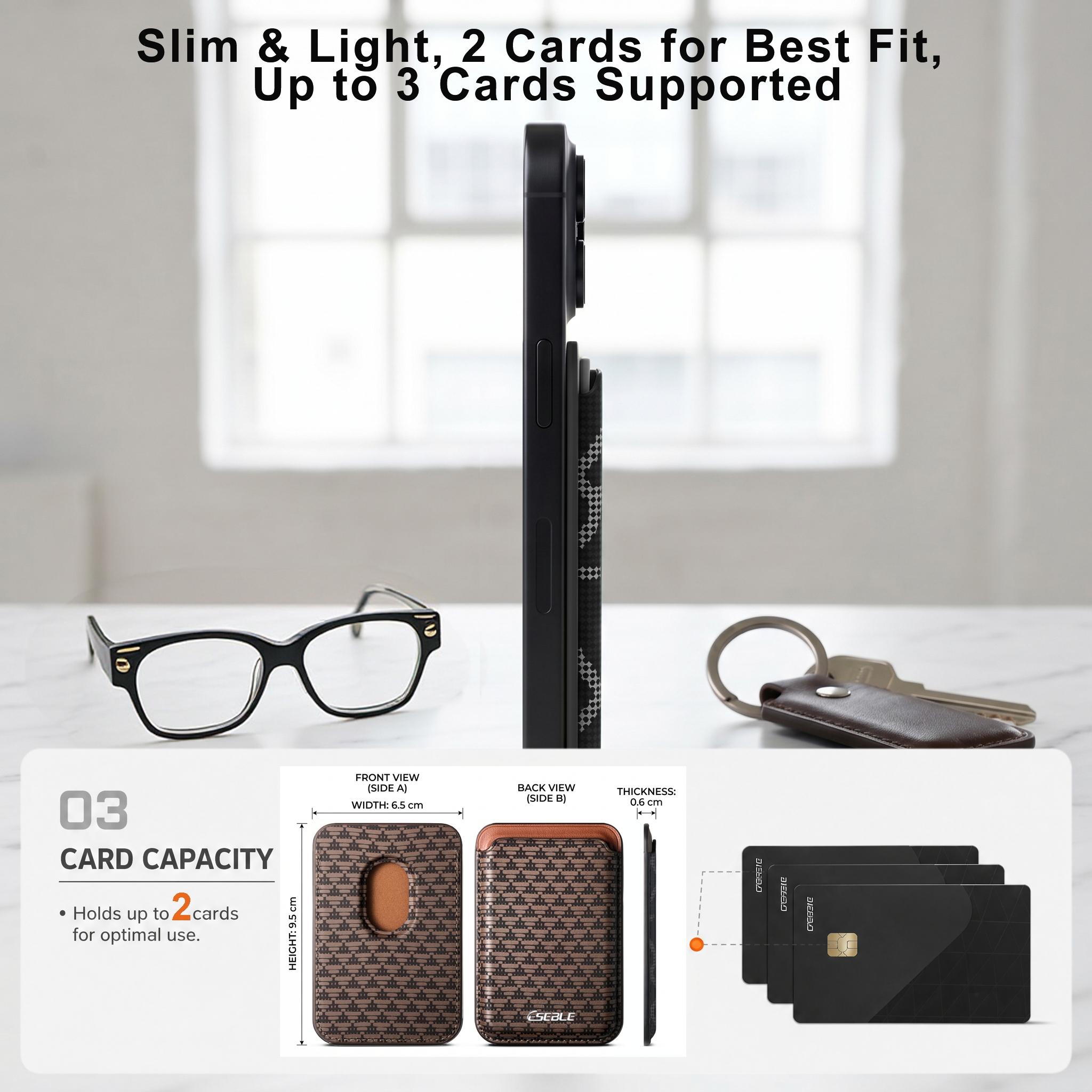 Magnetic Card Holder for Phone - Card Top Loader บทวิจารณ์และราคา