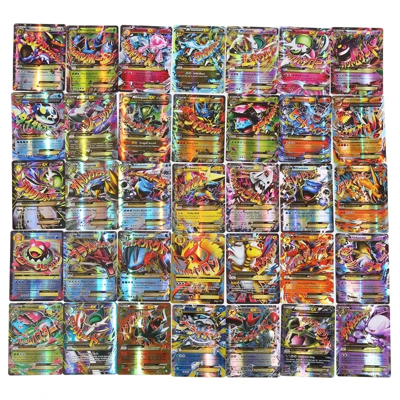 60/100Pcs English Pokemon Card - Pokemon Binder Card บทวิจารณ์และราคา