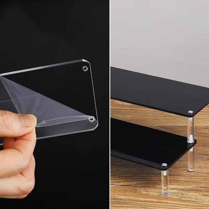 Black Acrylic Display Shelf St - Pop Display Shelf บทวิจารณ์และราคา